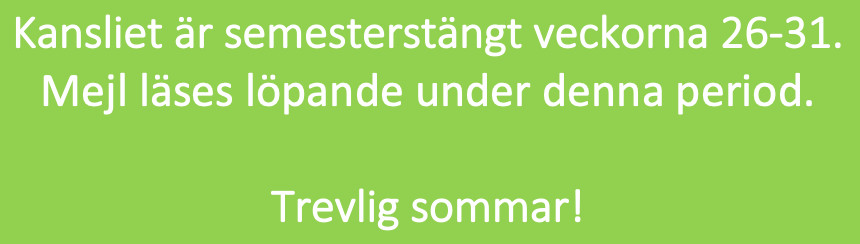 semesterstängt